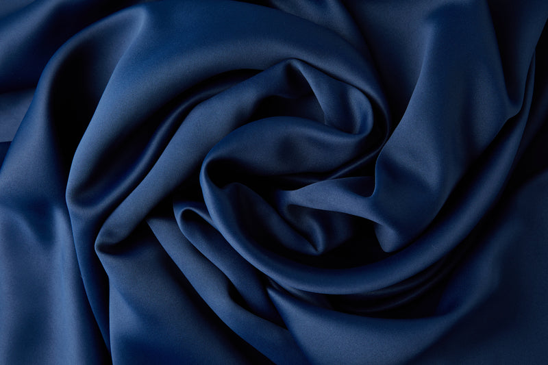 Cali Eyelet - Woven Thermal Blackout Eyelet Curtains in Navy