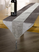 Eclat - Diamante Table Runner in Silver