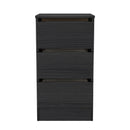 Crosby 3 Piece Bedroom  Pack (Wardrobe, Chest & Bedside) in Black Ash