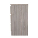Crosby 3 Piece Bedroom  Pack (Wardrobe, Chest & Bedside) in Grey Oak