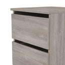 Crosby 3 Piece Bedroom  Pack (Wardrobe, Chest & Bedside) in Grey Oak