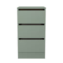 Crosby 3 Piece Bedroom  Pack (Wardrobe, Chest & Bedside) in Reed Green