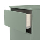Crosby 3 Piece Bedroom  Pack (Wardrobe, Chest & Bedside) in Reed Green