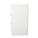 Crosby 3 Piece Bedroom  Pack (Wardrobe, Chest & Bedside) in White Matt