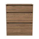 Crosby 3 Piece Bedroom  Pack (Wardrobe, Chest & Bedside) in Carini Walnut