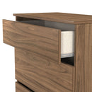 Crosby 3 Piece Bedroom  Pack (Wardrobe, Chest & Bedside) in Carini Walnut