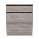 Crosby 3 Piece Bedroom  Pack (Wardrobe, Chest & Bedside) in Grey Oak