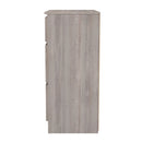 Crosby 3 Piece Bedroom  Pack (Wardrobe, Chest & Bedside) in Grey Oak