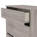 Crosby 3 Piece Bedroom  Pack (Wardrobe, Chest & Bedside) in Grey Oak