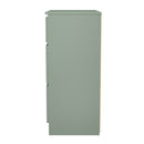 Crosby 3 Piece Bedroom  Pack (Wardrobe, Chest & Bedside) in Reed Green