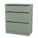 Crosby 3 Piece Bedroom  Pack (Wardrobe, Chest & Bedside) in Reed Green