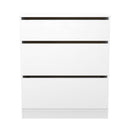 Crosby 3 Piece Bedroom  Pack (Wardrobe, Chest & Bedside) in White Matt