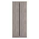 Crosby 3 Piece Bedroom  Pack (Wardrobe, Chest & Bedside) in Grey Oak