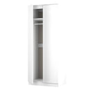 Crosby 3 Piece Bedroom  Pack (Wardrobe, Chest & Bedside) in White Matt