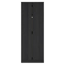 Crosby 3 Piece Bedroom  Pack (Wardrobe, Chest & Bedside) in Black Ash
