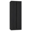 Crosby 3 Piece Bedroom  Pack (Wardrobe, Chest & Bedside) in Black Ash
