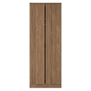 Crosby 3 Piece Bedroom  Pack (Wardrobe, Chest & Bedside) in Carini Walnut