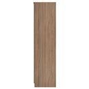 Crosby 3 Piece Bedroom  Pack (Wardrobe, Chest & Bedside) in Carini Walnut