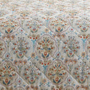D & D Edena Decorative Floral Bedspread in Natural