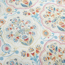 D & D Edena Decorative Floral Duvet Cover Set in Natural