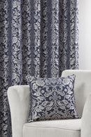 Eden - Jacquard Cushion Cover in Navy