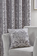 Eden - Jacquard Cushion Cover in Silver