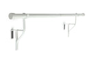 PortePole - Extendable Door Curtain Pole In White