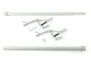 PortePole - Extendable Door Curtain Pole In White