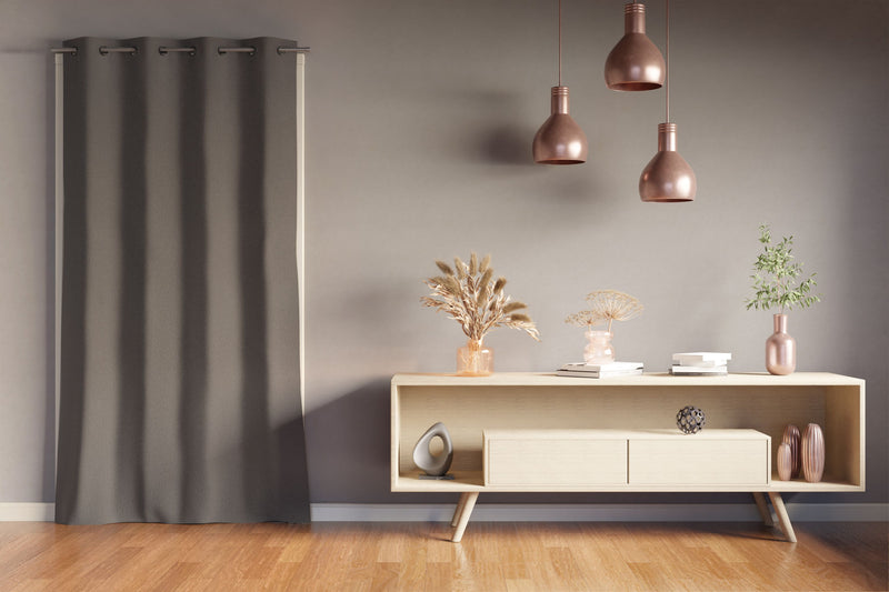 PortePole - Extendable Door Curtain Pole in Silver