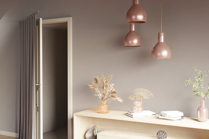 PortePole - Extendable Door Curtain Pole in Silver