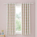 D & D Edith Eyelet Curtains in Lilac