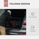 4 Wheel Rollator Walker With Seat Adjustable Mobility Walker With Bag, Red