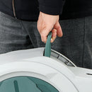 Outsunny Retractable Hose Reel Wall Mounted with Lock, Light Grey