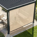 Outsunny Sun Shade Sail With UV Protection Beige