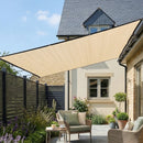 Outsunny Sun Shade Sail With UV Protection Beige