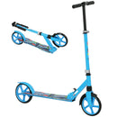 AIYAPLAY Kids Scooter, Foldable Kick Scooter W/ Adjustable Handlebar, Blue
