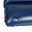 Outsunny Inflatable Mattress with 2 Pillows and Pump, Blue, 191 x 137 x 22cm