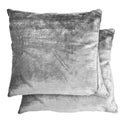 Electra - Sequined Velvet Cushion Cover in Silver