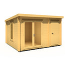 Elm Log Cabin With Storage