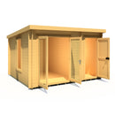 Elm Log Cabin With Storage