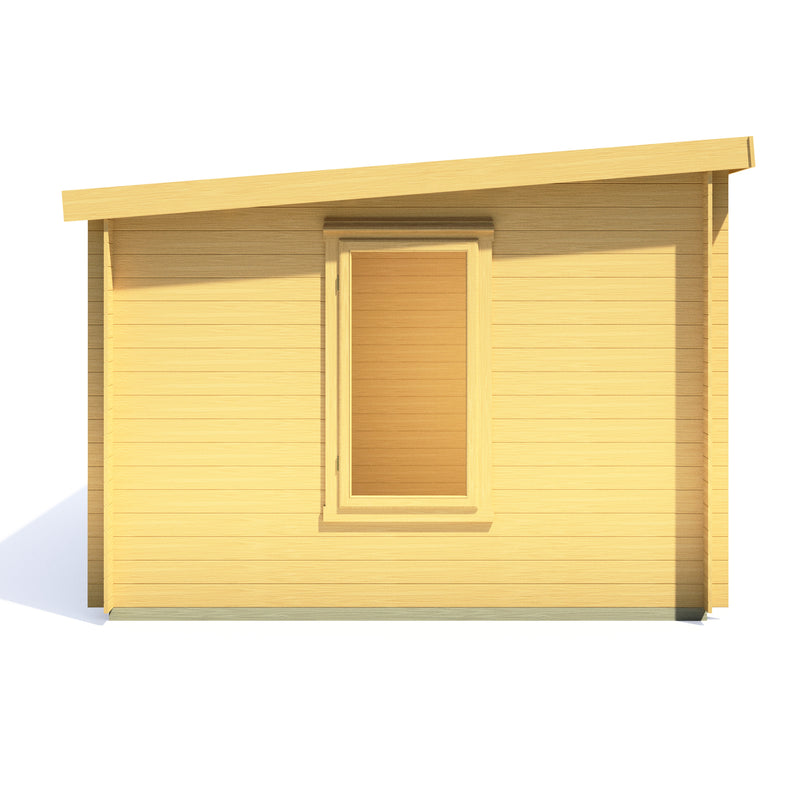 Elm Log Cabin With Storage