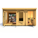 Elm Log Cabin With Storage