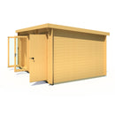 Elm Log Cabin With Storage