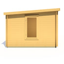 Elm Log Cabin With Storage