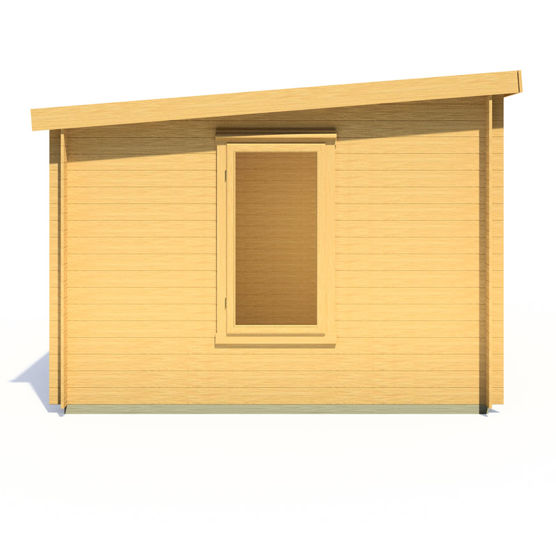 Elm Log Cabin With Storage