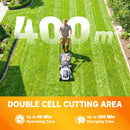 Outsunny 18V Cordless Lawnmower With 2 X 4Ah Batteries And Charger