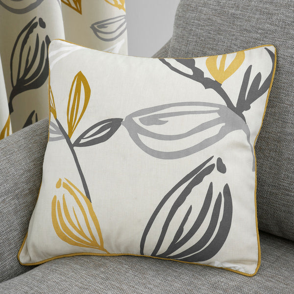 Fusion Ensley Filled Cushion in Ochre