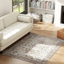 HOMCOM Flannel Non-Slip Washable Rug for Living Room,