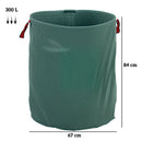 Outsunny Garden Waste Bags, 300L X 3 Heavy Duty Garden Sacks
