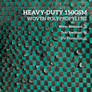 Outsunny Garden Waste Bags, 300L X 3 Heavy Duty Garden Sacks